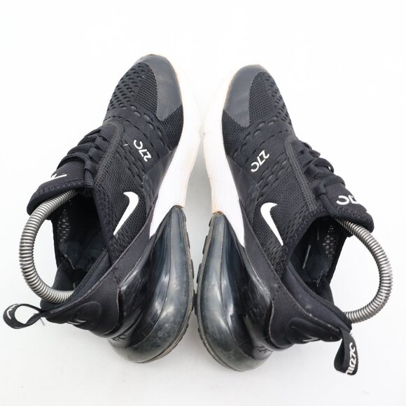 Nike Air Max 270 Sneakers Women's Size 6.5 Running Shoes Black White AH6789-001 - Picture 6 of 10